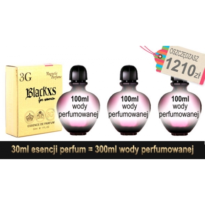 esencja perfum 3G Magnetic Perfume Black XS for Women