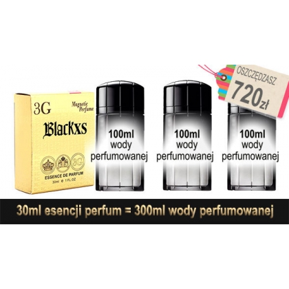 esencja perfum 3G Magnetic Perfume Black XS